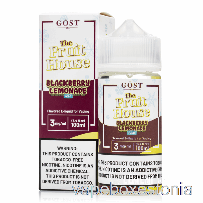 Vape Box Estonia Jäämuraka Limonaad - Puuviljamaja - Gost Aur - 100ml 6mg